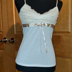 Manon baby doll cami with lace accent